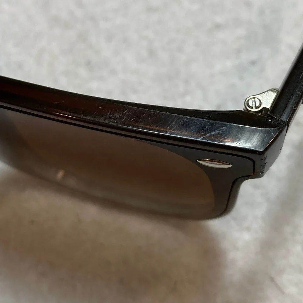 Ray-Ban RB 4466D Sunglasses Unisex OS Brown Square Gradient Lenses